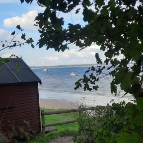 Studland beach hut